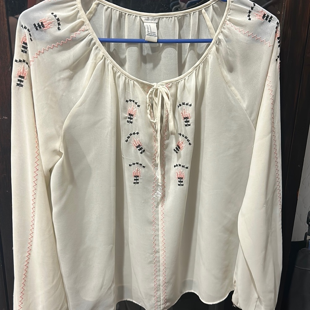 Sheer blouse